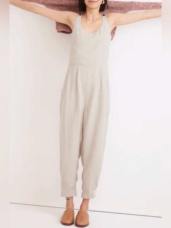 Madewell Pants - NWT Madewell Breezewoven Linen-Blend Jumpsuit | Size XL